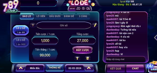 Lô đề 789club đáp ứng mọi nhu cầu của anh em