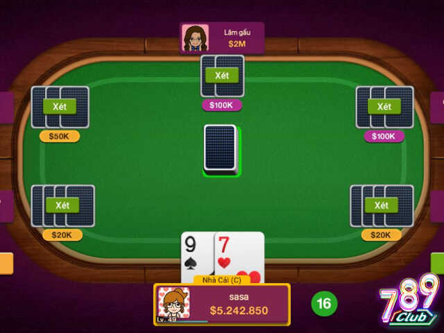 Hướng dẫn chơi Xì dách 789club chi tiết