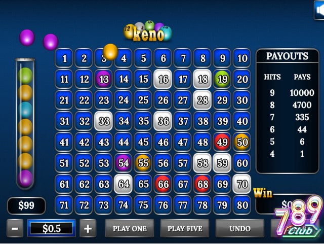 Tìm hiểu về game Keno 789Club